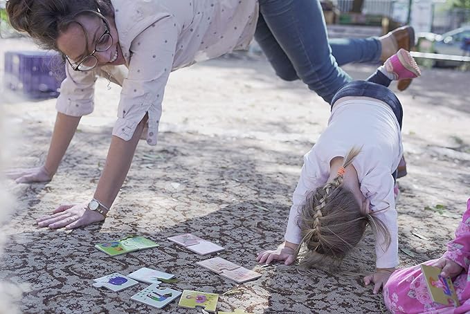 Yoga Puzzle Pairs for Toddlers to Learn Yoga, Colors and Counting