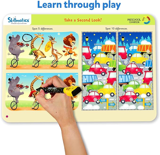 Skillmatics Preschool Champion, Fun Learning Activities, Educational Toy and Game, Gifts for Ages 3, 4, 5, 6
