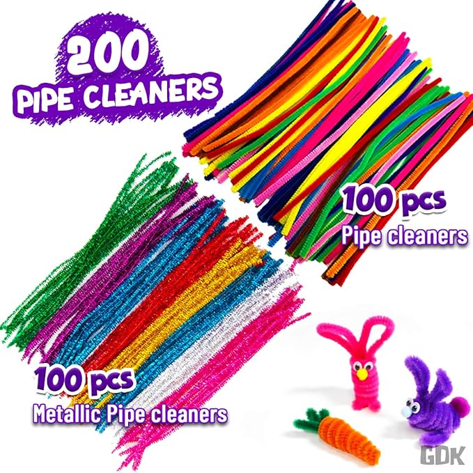 GoodyKing Arts and Crafts Supplies for Kids - 1170Pcs+ Craft Art Supply Kit for Toddlers Kids Craft Supplies & Materials Age 4 5 6 7 8 9 - All in One D.I.Y. Crafting School Supplies