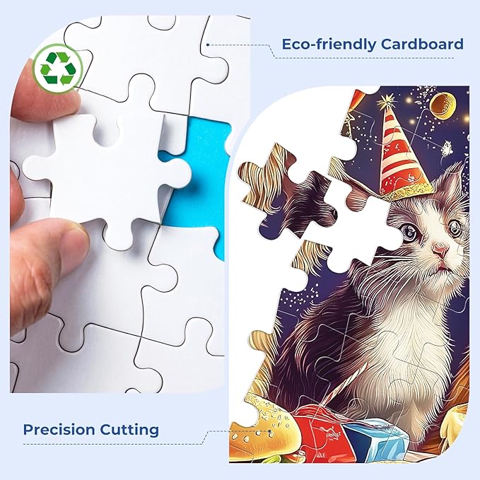 300 Pieces Puzzles for Adults,Fun Puppy Animal Jigsaw Puzzle,Food Puzzles for Seniors,300 Pieces Puzzle for Adults Large Piece,Perfect for Game Nights,Puzzle for Kids Ages 8-10,20.5 x 15 in