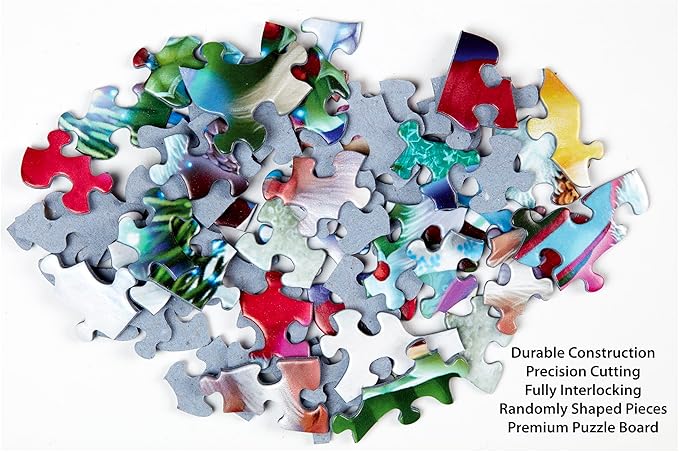 Easter Shop Jigsaw Puzzle 1000 Piece by Vermont Christmas Company - Easter Puzzles with Randomly Shaped Pieces - 26 5/8" x 19 1/4"