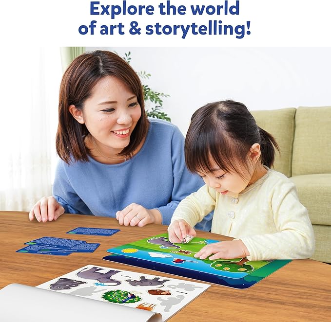 Skillmatics Activity Kit - Creative Storytelling & Skill Building with 150+ Reusable Stickers, Educational, Mess-Free Fun, Preschool & Kindergarten Toy, Gifts for Kids Ages 3, 4, 5, 6, 7