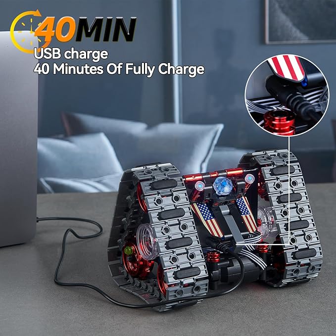 JOJO&Peach Stem Building Toys, Remote & APP Controlled 4 in 1 Wall Robot/Stunt Car/Triangle Robot, STEM Projects Creative Gifts Toys for Boys Girls 6-12 (560 Pieces)