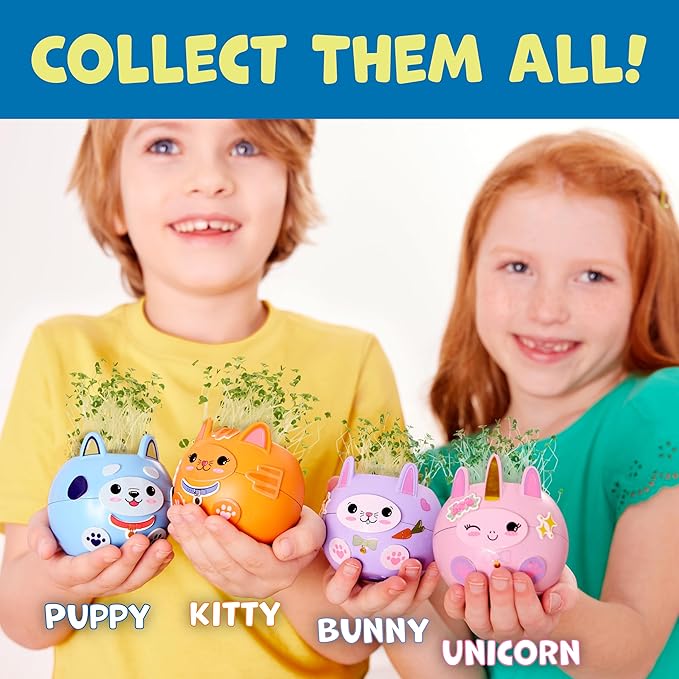 Creativity for Kids Plant-A-Pet: Puppy Toys for Girls - Small Gifts and Stocking Stuffers for Girls, Arts and Crafts for Kids, DIY Activity Set (Ages 6+)