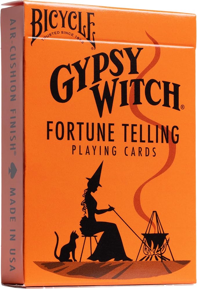 Bicycle Gypsy Witch Fortune Telling Playing Cards, 52 Playing Card Deck, Play Card Games and Tarot Reading Magic