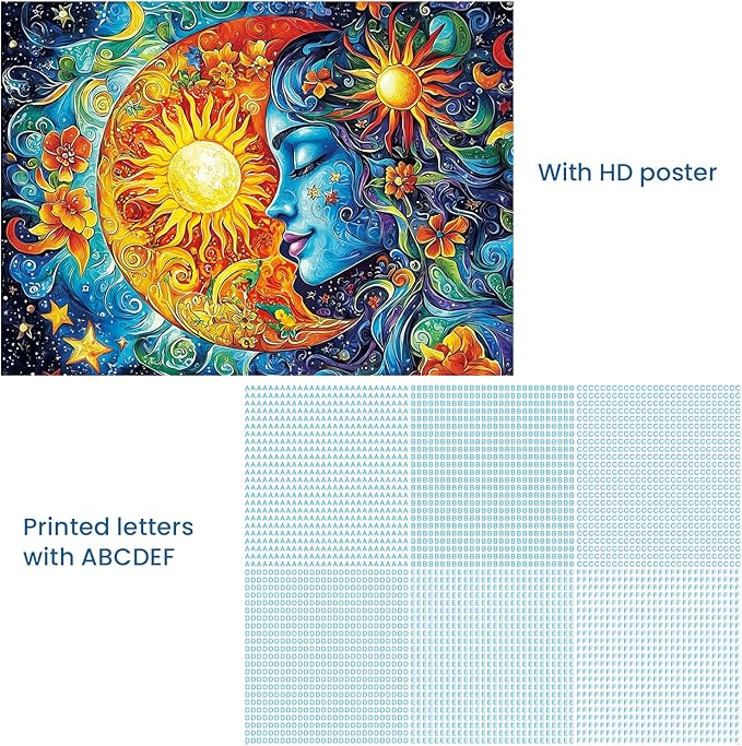 300 Piece Puzzles for Adults,Cool Solar and MoonPuzzle for Adults Kids Seniors,Recycled Cardboard Unique Flowers Puzzle 300 Piece,Challenging Family Game Great Gift for Family Friends,20.5 x 15 in