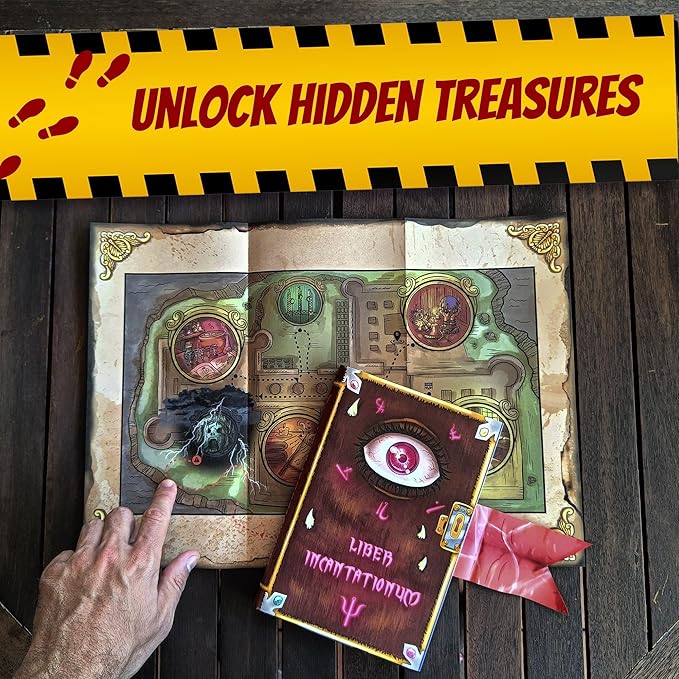 | Escape Room Party | Magic Harry | Ages 5 to 12 | 1-25 Players | Kids Birthday Escape Board Game in a Box | + Party Decorations and Balloons