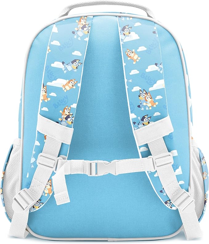 Simple Modern Medium Bluey Toddler Backpack for School Girls and Boys | Kindergarten Elementary Kids Backpack | Fletcher Collection | Kids - 15" tall | Bluey Sky