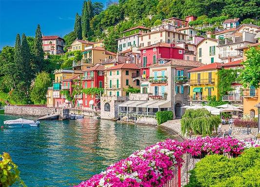 Jigsaw Puzzles for Adults 1000 Piece Puzzle for Adults 1000 Pieces Puzzle 1000 Pieces-Italy Famous Scenery Lake Como