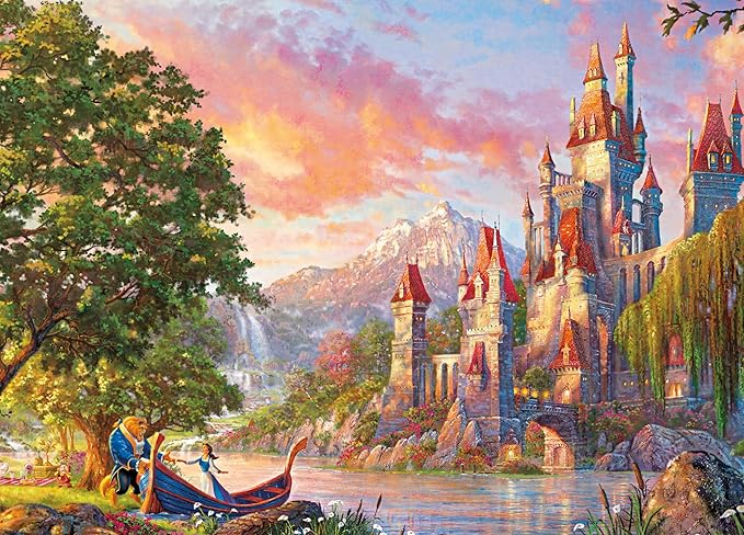 Ceaco - Thomas Kinkade - Disney - Beauty & The Beast II - 1000 Piece Jigsaw Puzzle