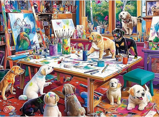 300 Piece Puzzle for Adults – Dog Jigsaw Puzzle for Kids Adults Seniors – Eco-Friendly Recycled Paper Puzzle 300 Pieces – Fun and Challenging Family Game Gift for All Ages (20.5" x 15")