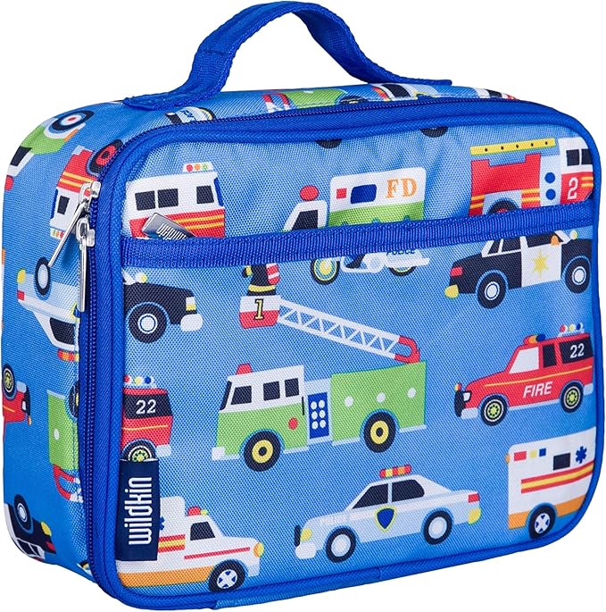 Wildkin Kids Insulated Lunch Box – Durable and Reusable for School & Travel - Heroes