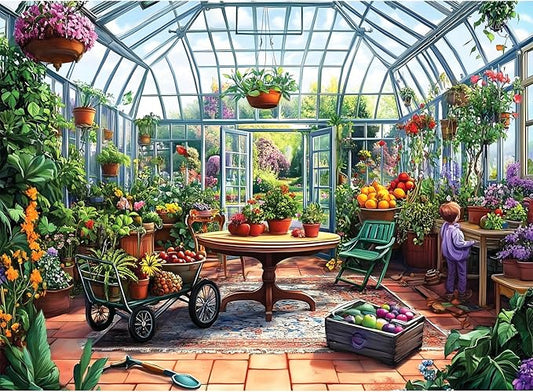 500 Piece Puzzles for Adults,Jigsaw Puzzles 500 Pieces Garden Plants Puzzle for Adults Senior Fruit Puzzle Games Premium Cardboard Home Decors Family Challenge Toys Gift
