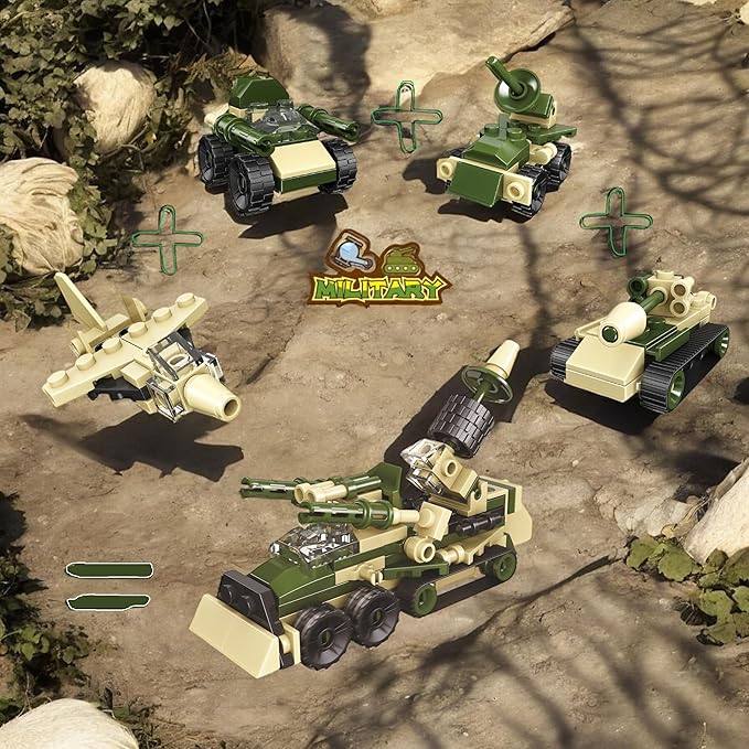 QStar Mini 16 Car Building Blocks Compatible with Lego Party Favors for Kids, Prizes for Kids Classroom, Goodie Bag Fillers