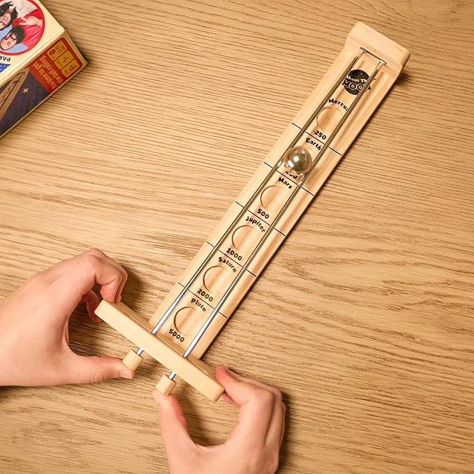 Shoot The Moon By Relatable, Exciting Strategy Moon Ball Games For Family Gatherings, Balance Game For Kids, Includes 1 Metal Gravity Ball, 1 Shoot The Moon Structure, And Instructions