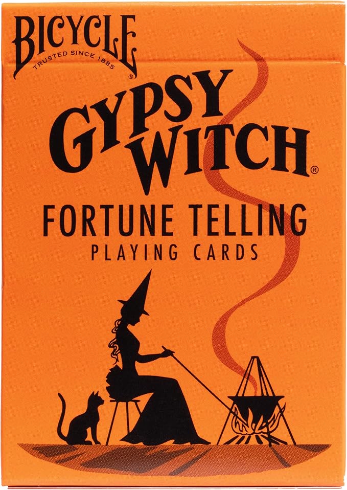 Bicycle Gypsy Witch Fortune Telling Playing Cards, 52 Playing Card Deck, Play Card Games and Tarot Reading Magic