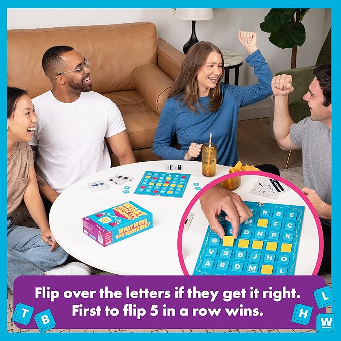 Exploding Kittens What were You Thinking? A Hilarious Guessing Board Game - Party Game for Ages 10 and up - Great for Adults, Teens, and Kids - 3 Players or More