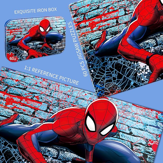 Kids Puzzles, Puzzle for Kids Ages for 5,6,7,8,9,10,11,12 Boys and Girls Toy Puzzles, 60 Piece Coloful Jigsaw Puzzle