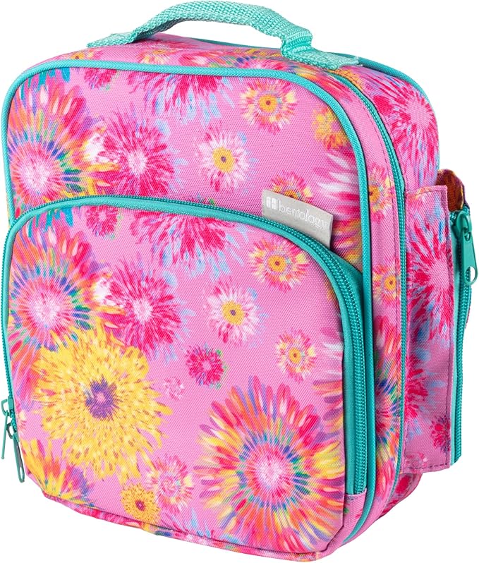 Kids Insulated Lunch Box w Snack Pocket & Expandable Water Bottle Holder For Girls- Waterproof Lunchbox Tote Keeps Food Hotter or Colder Longer - Reusable Back to School Bag Fits Most Bento Containers