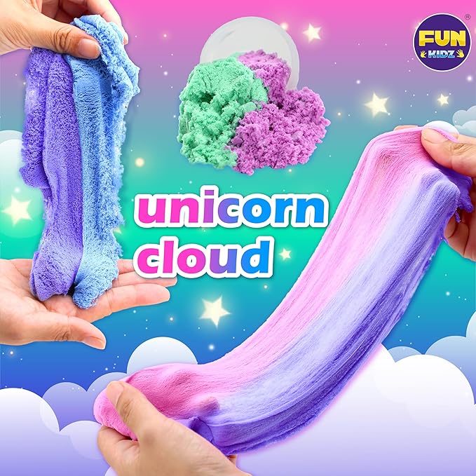 Big 25 Variety Slime Balls Party Favors for Kids, FunKidz 5.5cm Ball Size Bulk Premade Slime Pack Toys for Boys Girls 6-12 with Galaxy, Butter, Cloud, Unicorn, Mermaid, Glow, Clear Slimes