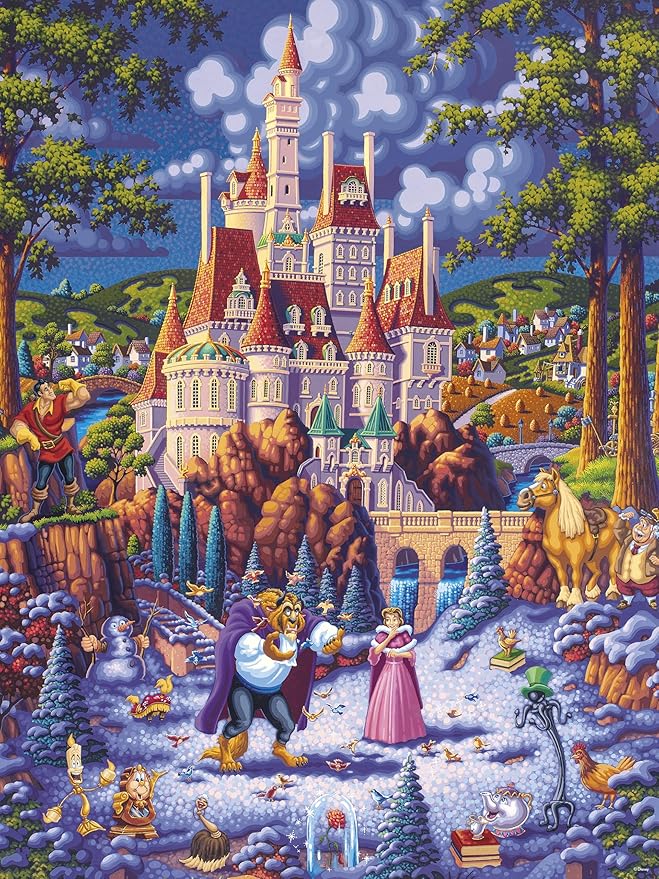 Ceaco - Disney - Dowdle - Beauty & The Beast Finding Love - 1500 Piece Jigsaw Puzzle