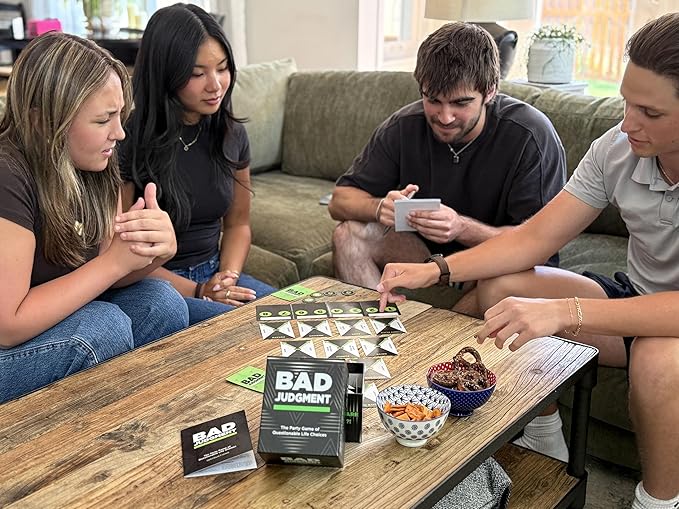 Party Game - The Game of Questionable Life Choices - Adult Card Game for Friends, Families, Fun Parties, College Students & Board Games Night with Your Group