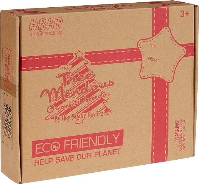 The Treemendous Ornament Decorator - Christmas Tree Ornament Decorating Kit & 6 Pack Ornament Combo Pack - Holiday Arts and Crafts Activity for Kids Ages 3 and Up