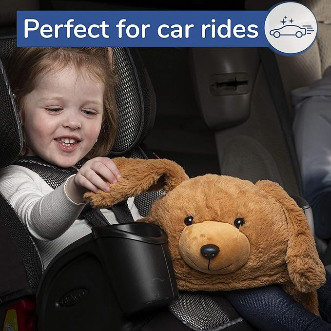 FRIENDLY CUDDLE Weighted Lap Pad for Kids 5 lbs. Sensory Weighted Stuffed Animals Lap Blanket for Kids Adults with Sensory Processing Disorder (Charlie) (Charlie)