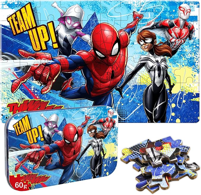 60 Piece Coloful Jigsaw Puzzles, Puzzles for Kids Ages 4-6, Educational Learning Toys for Boys and Girls, Gift for Boys and Girls