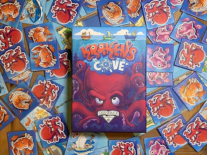 Kraken’s Cove – Memory & Strategy Game for Kids & Families | Quick Play Ocean Adventure Game | Ages 5+ | 1-3 Players | Under 15 Minutes