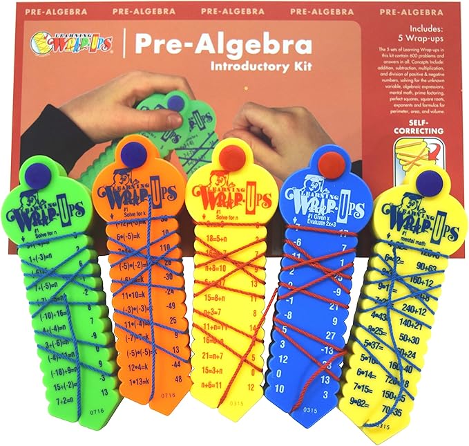 LEARNING WRAP-UPS SELF-CORRECTING Pre-Algebra Intro Kit Self Correcting Math Problems