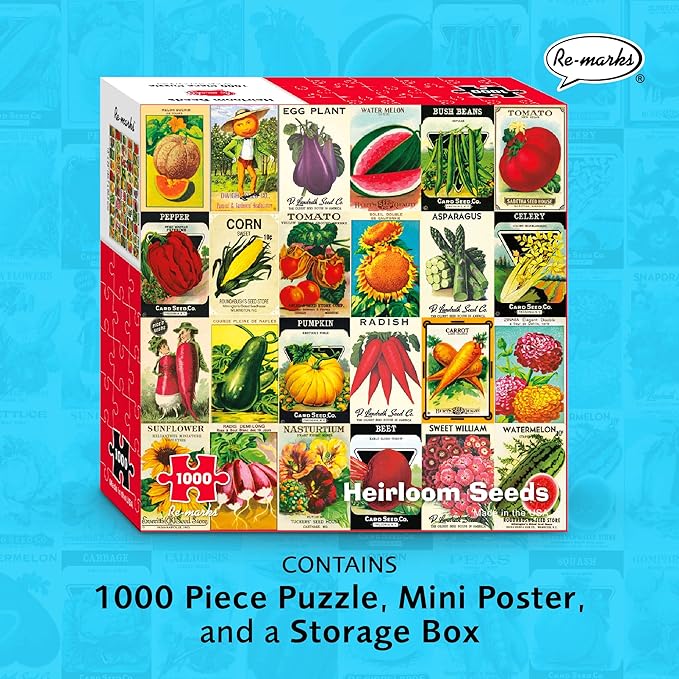 Re-marks - Heirloom Seeds 1,000-Piece Jigsaw Puzzle