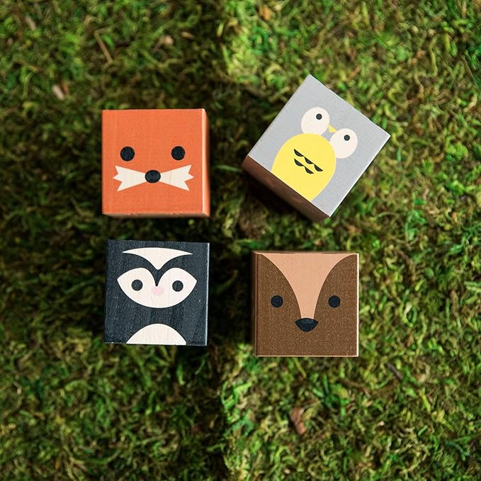 Uncle Goose Cubelings Forest - Made in The USA