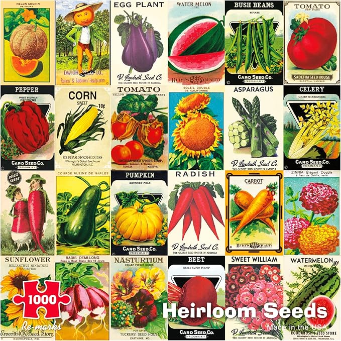 Re-marks - Heirloom Seeds 1,000-Piece Jigsaw Puzzle