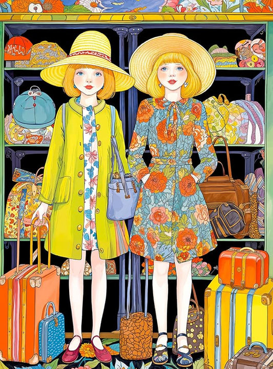 Cross & Glory - Vacation Vibes: Journey in Style - 1000 Piece Jigsaw Puzzle for Adults | Travel-Themed Puzzle | Perfect for Puzzle Enthusiasts and Travel Lovers