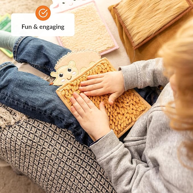 ODOXIA Sensory Mats for Autistic Children | Sensory Tiles for Kids | Sensory Wall Panel | Sensory Mats (Animals) | Sensory Toys | Sensory Room Equipment | Sensory Disorder Toys for Tactile Play