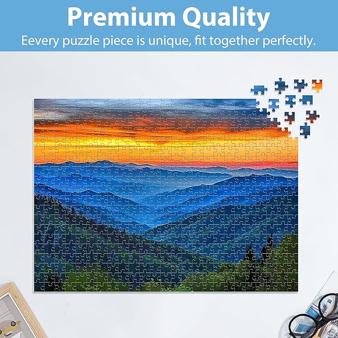 Jigsaw Puzzles 500 Pieces for Adults - Landscape Challenging Puzzle for Kids, Teens, Elderly - Natural Scene Hard Puzzle - Great Gift for Boys Girls Family Activity Fun Games Toys 20.5"X15"