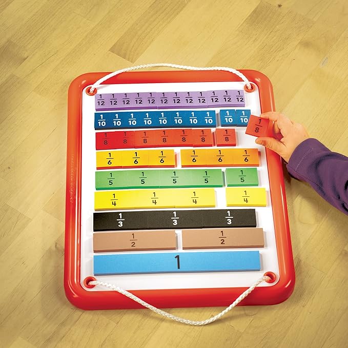 Educational Insights Foam Magnetic Fraction Strips