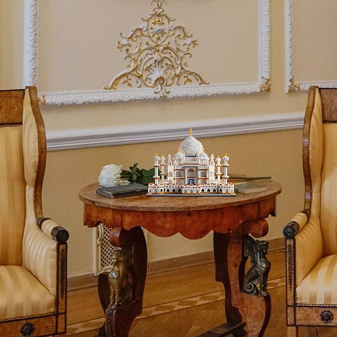 Micro Mini Blocks Architecture Taj Mahal Building Set Landmarks Collection Model Kits Idea Toys Presents for Adults and Kids Age of 14+ 3950 Pieces