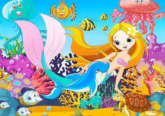 Puzzles for Kids Ages 4-8,100 Piece Puzzles for Kids,Educational Kids Puzzles Jigsaw Puzzles in Metal Box,Puzzle Games Puzzle Toy for Girls and Boys