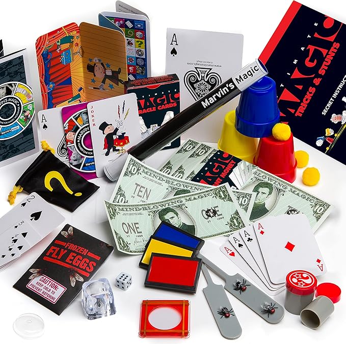 Marvin's Magic - 275 Ultimate Magic Tricks - Full Set - Kids Toys for Birthday - 275 Mind-Blowing Tricks & Illusions Included - Age 8+
