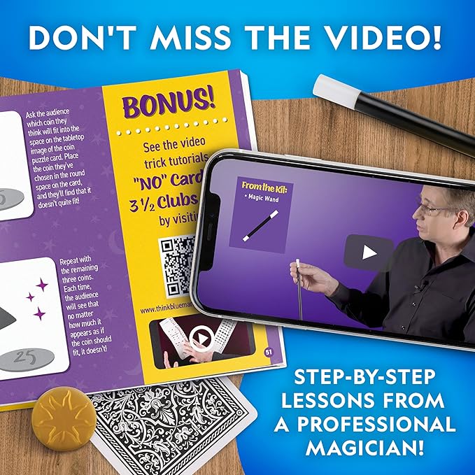 National Geographic Magic Advent Calendar 2025 – 24 Days of Magic Tricks & Science Experiments, Holiday Countdown Calendar for Kids, Christmas Activity