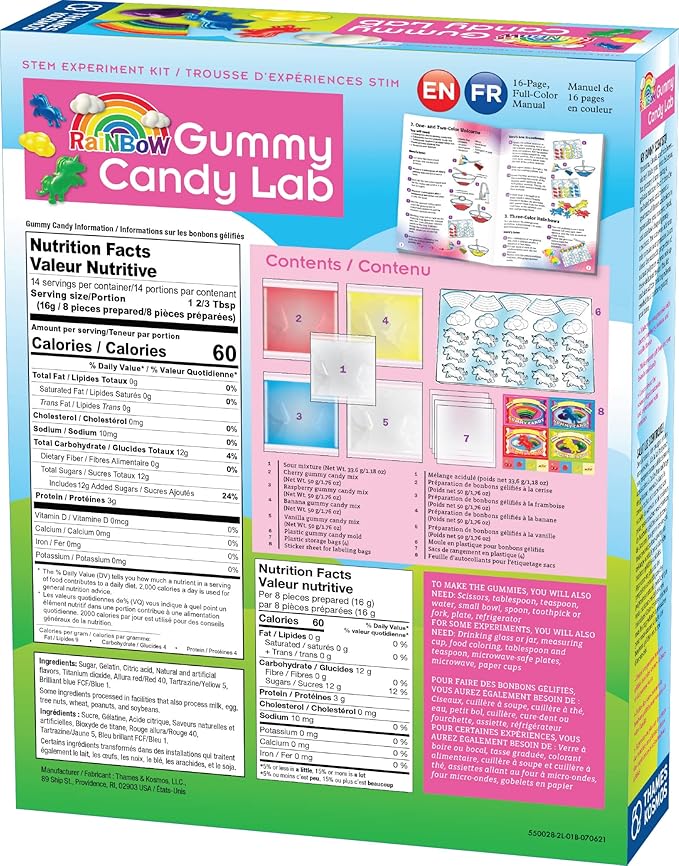 Thames & Kosmos Rainbow Gummy Candy Lab - 2L