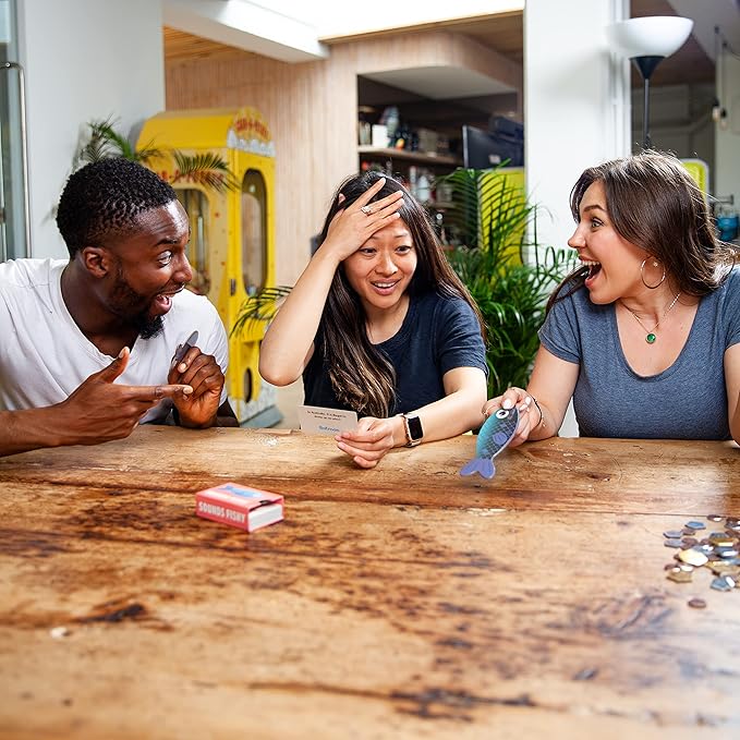 Big Potato Sounds Fishy Board Game: The Bluffing Family Game for Kids 10+ - Best New Family Quiz Games, Trivia Games for Groups of People
