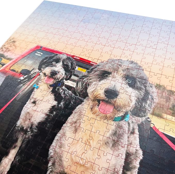 Custom Pet Photo Puzzle from Picture | Upload Your Photo and Choose Color | 567 Piece Personalized Puzzle for Dog Lover | Adults Teen Acrylic Puzzle Birthday Gifts for Men Women Preteen