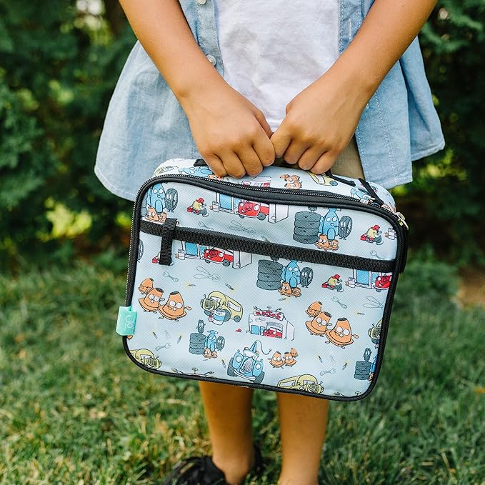 Wildkin JumpOff Jo Insulated Lunch Box – Durable, Reusable for Kids – Jo's Garage
