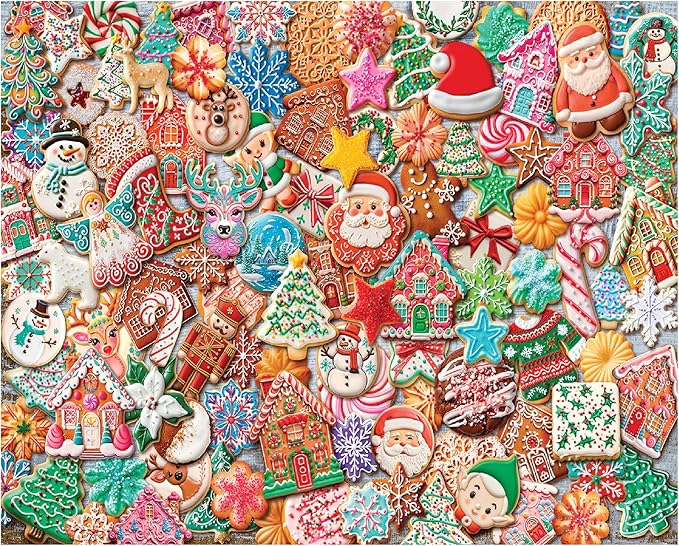 WHITE MOUNTAIN PUZZLES Christmas Cookies Puzzle, 1 EA