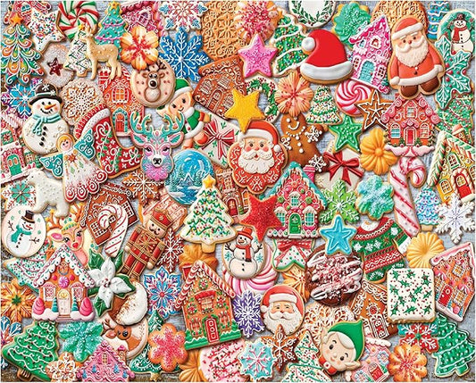 WHITE MOUNTAIN PUZZLES Christmas Cookies Puzzle, 1 EA