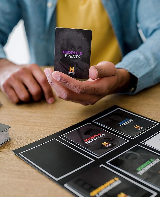 HISTORY Channel Trivia Game - 2000+ Fun General Knowledge Questions for Adults, Family and Teens in The Pursuit of Trivial Knowledge - Perfect Super Trivia for Board & Card Games Night with your Group
