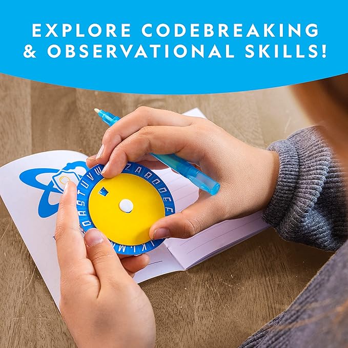 Blue Marble National Geographic Spy Science Kit - Kids Spy Activity Set, Complete 10 Secret Missions with Gadgets for Kids and Gear, Detective Kit, Science Kits, Pretend Play, Spy Halloween Costume